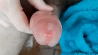 Bathroom man wank nude nice cock cumshot